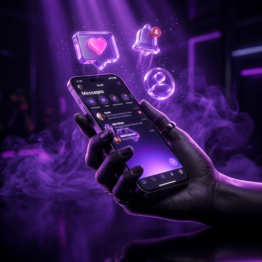 Social Media 3D Artwork