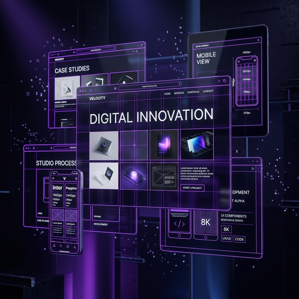 Web Design 3D Artwork
